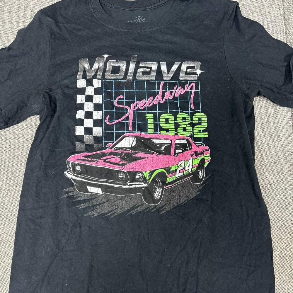 Black Graphic Vintage Tee